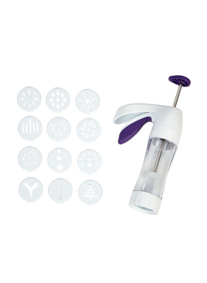 Loquat Simple Success Cookie Press White/Clear/Purple - Image 1