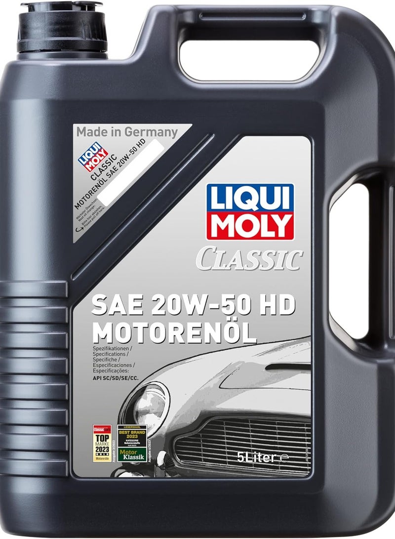 ليكوي مولي زيت محرك كلاسيكي عالي الجودة 20w50 سعة 5 لتر