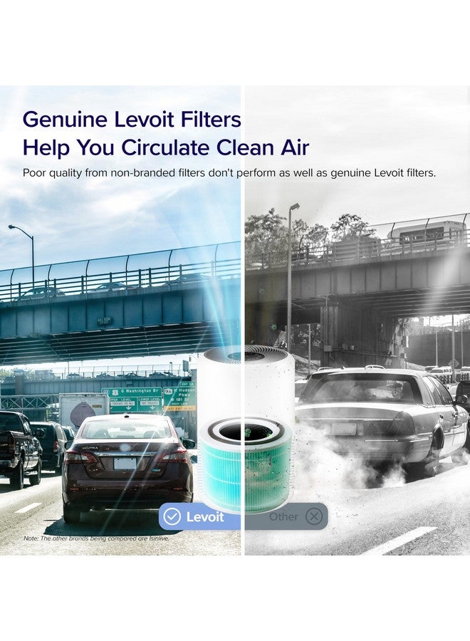 LEVOIT LEVOIT Core 300-P Replacement Filter for Toxin Absorber, Genuine Core300S-P Air Purifier Filters, Supports HEPA Sleep Mode, High-Efficiency Activated Carbon, Core 300-RF-TX, Green - Image 3