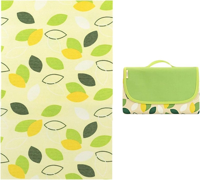 بطانية نزهة مقاومة للماء مع جيب حصيرة تخييم قابلة للطي محمولة خفيفة الوزن حصيرة شاطئ خارجية - Image 1