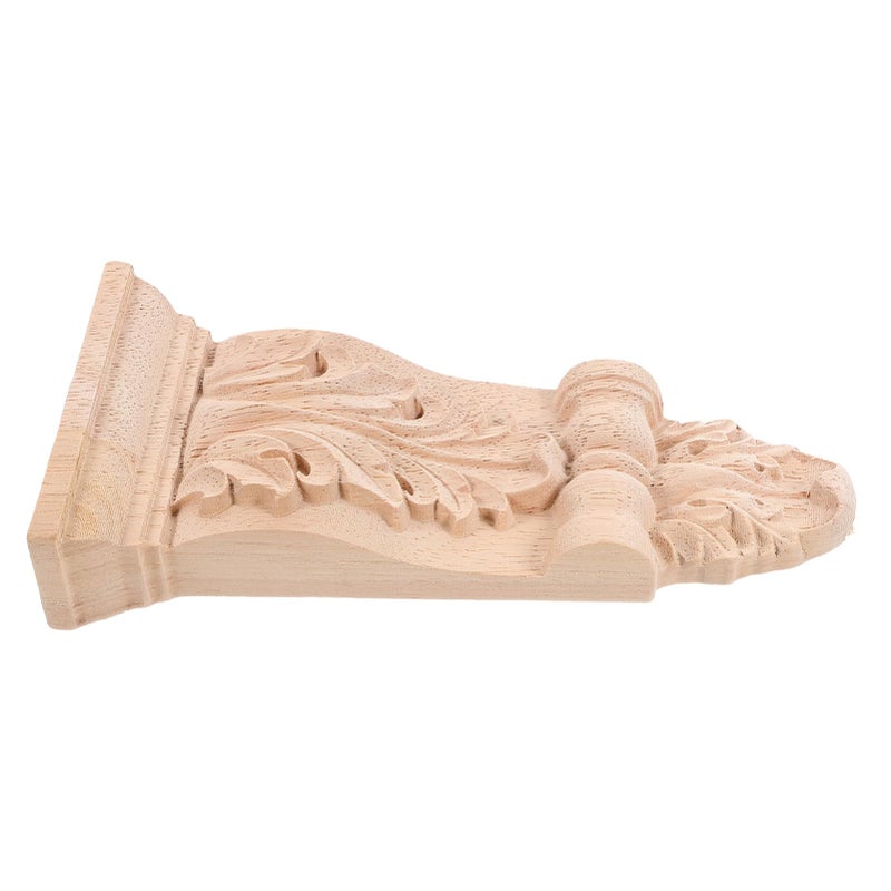 Decorative Wooden Wall Corbels Hand Carved European Style Home Garden Decor - Image 2