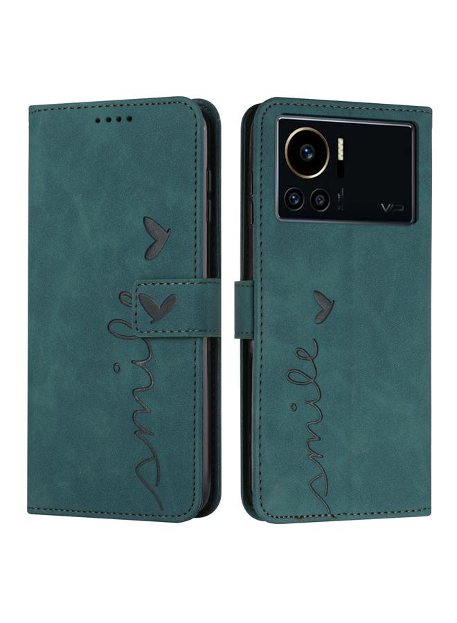 زبون جراب هاتف Infinix Note 12 VIP من الجلد بنمط قلب - Image 1