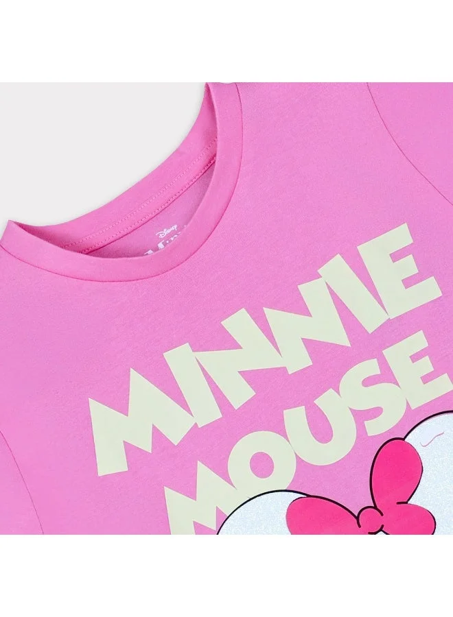 Disney  Disney Minnie Mouse  Girl's Short Sleeve T-Shirt for Women | Best Price UAE