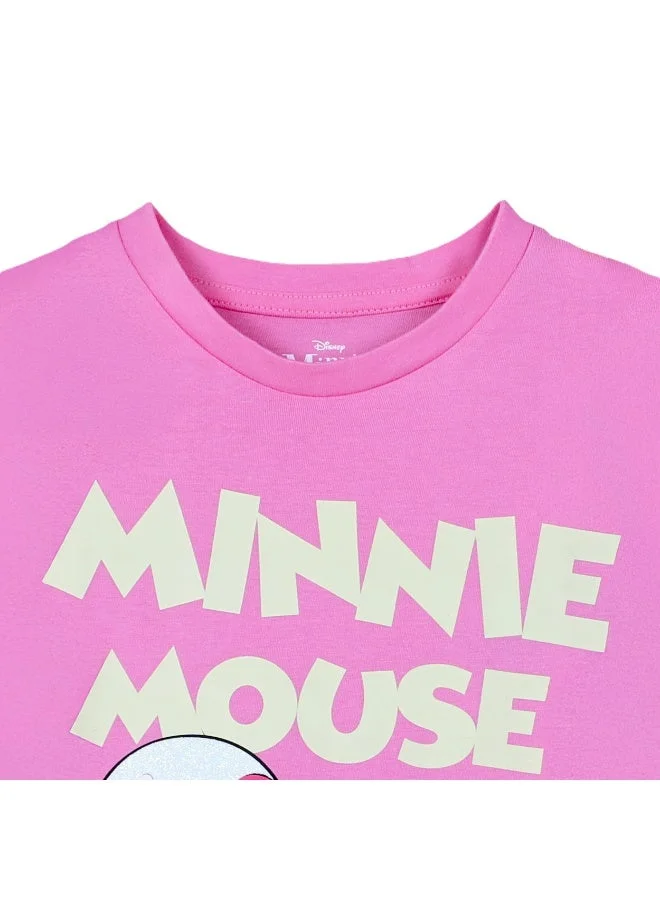 Disney  Disney Minnie Mouse  Girl's Short Sleeve T-Shirt for Women | Best Price UAE