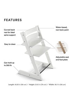 STOKKE Tripp Trapp Chair Plus Babyset - White  - Image 3