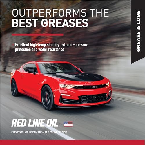 Red Line 80402 High Performance CV-2 Synthetic Grease Cartridge with Red Moly - 14 Ounce Tube - Image 5