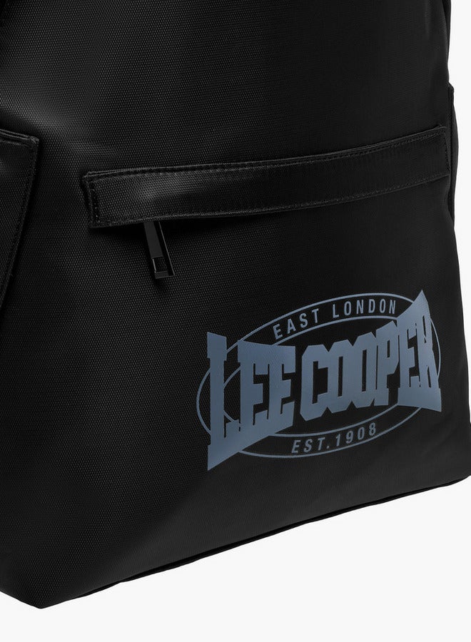 Lee Cooper Boys Logo Detail Backpack with Adjustable Straps and Zip Closure - 45x16 cm - Image 4