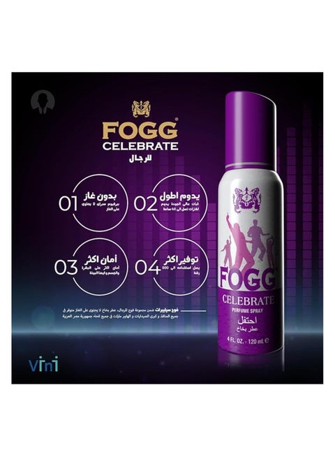 FOGG Fogg perfume spray 120 ml celebrate Best Price Egypt
