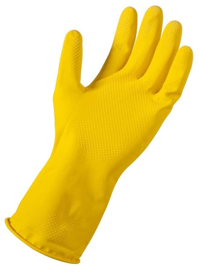 Soft Scrub Yellow Reusable Latex Household Glove X-Large (2 Pair) - Image 2