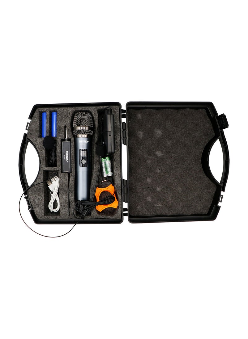 Tronix LD017 Tie Head and Handheld Wireless Microphone, 1 Piece