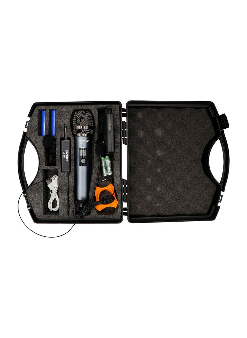 Tronix LD017 Tie Head and Handheld Wireless Microphone, 1 Piece