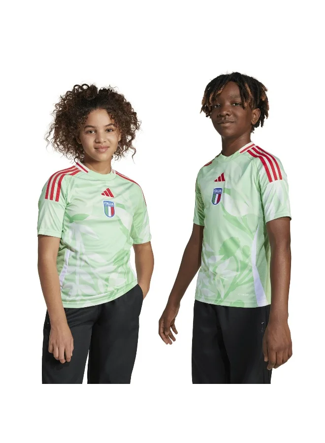 Adidas Figc A Jsy Y Green Football Jerseys For Kids Unisex 128