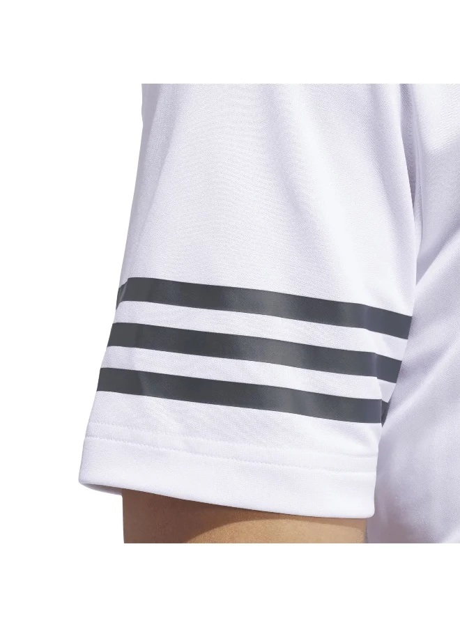 اديداس اوريجينالز أديداس بولو جولف رجالي أبيض 3STRIPES