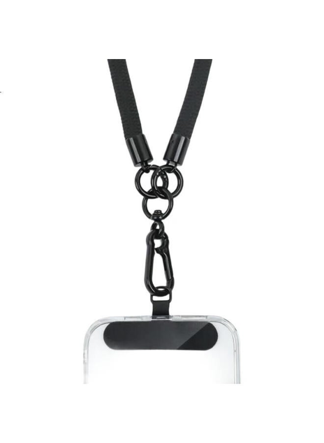 Beiyipin Beiyi Pin [Neck Strap + Pad Anti-Loss] Phone Lanyard, Crossbody Strap, Hanging Accessory, Portable Anti-Loss Phone Chain Accessory, 8Mm Thickened Climbing Rope - With Pad - Image 1