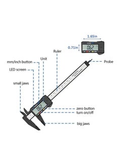 MIRFA Digital Caliper 0-6 Inch Calipers Measuring Tool  Electronic Micrometer Caliper with Large LCD Screen Auto-off Feature Inch and Millimeter Conversion  - Image 2