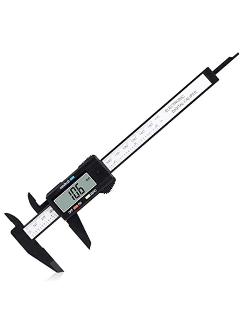 MIRFA - Digital Caliper 0-6 Inch Calipers Measuring Tool  Electronic Micrometer Caliper with Large LCD Screen Auto-off Feature Inch and Millimeter Conversion - Image 1