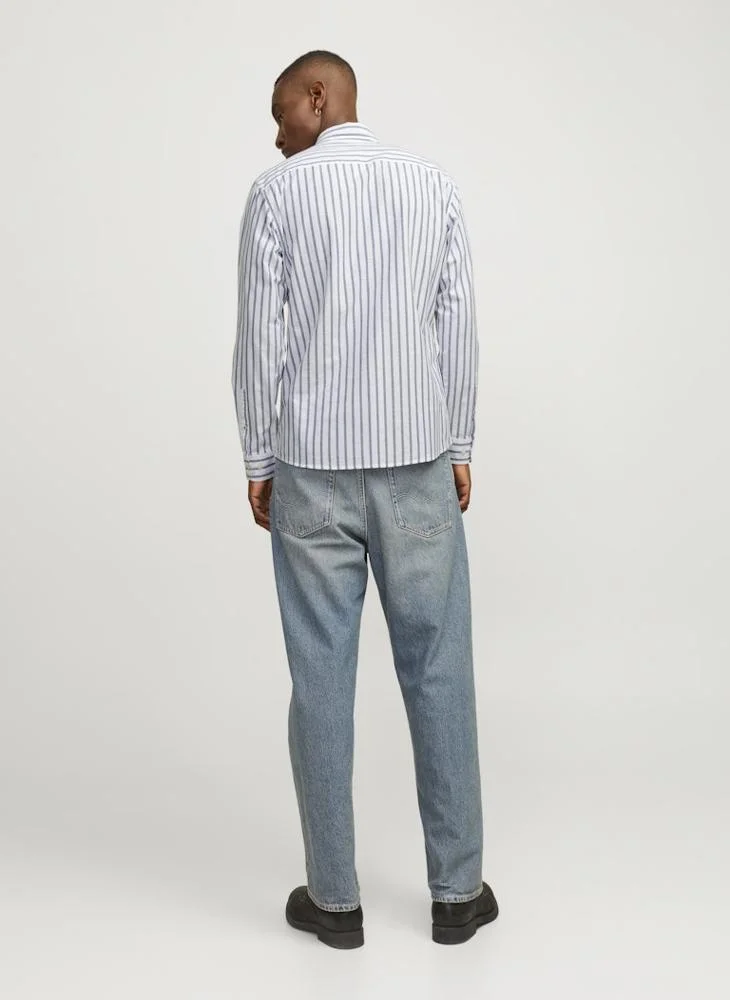 جاك اند جونز Jjeoxford Long Sleeve Button Down Shirt