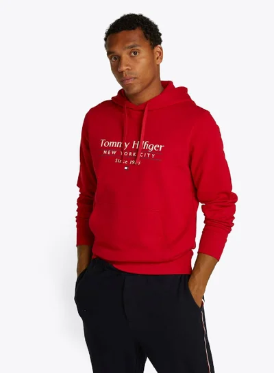 TOMMY HILFIGER Logo Drawstring Hoody