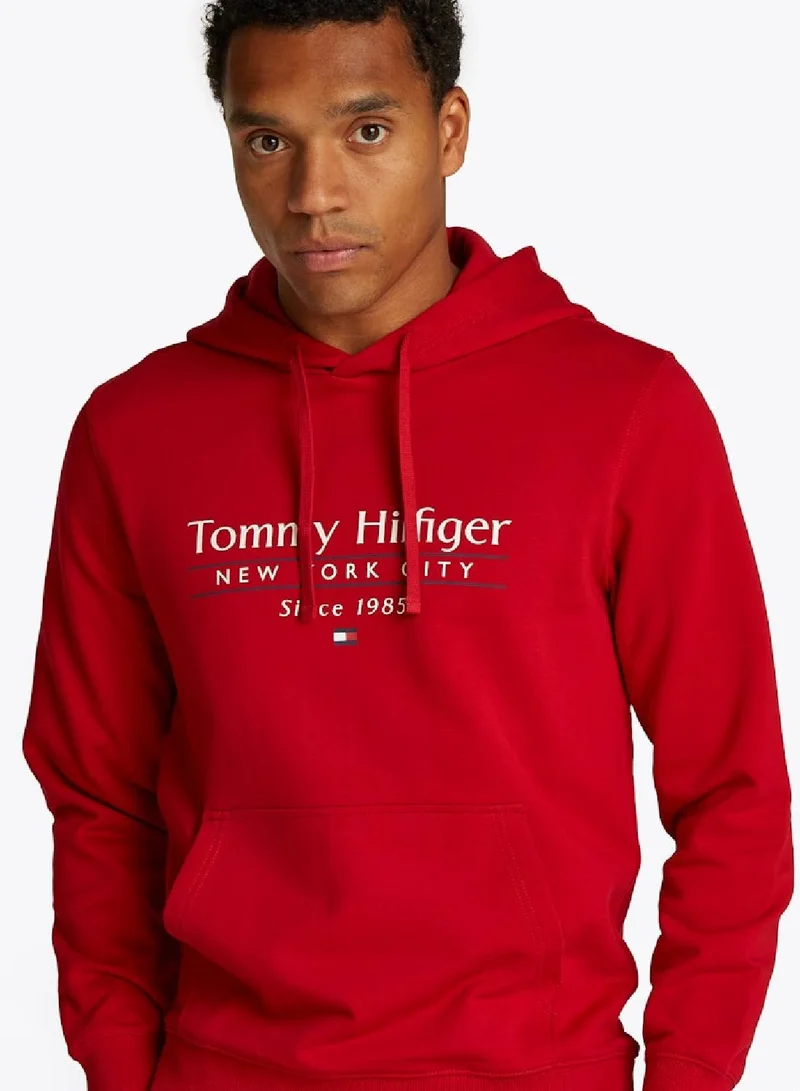 TOMMY HILFIGER Logo Drawstring Hoody