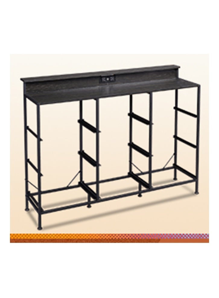 keke Nine-drawer Storage Cabinet for inside Home Room Storage Cabinet 47" inch Black Color - Image 5