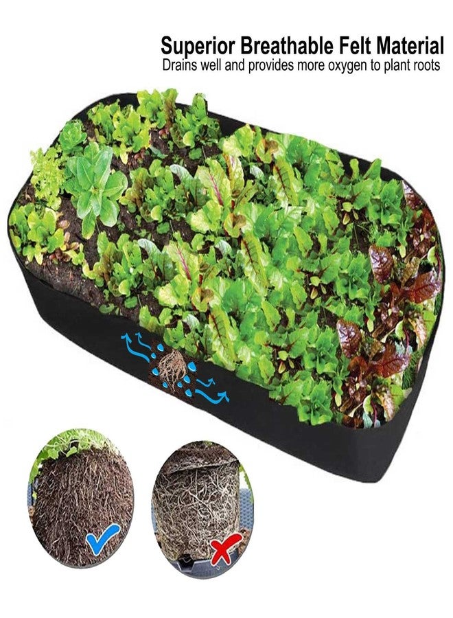 Feitore Fabric Raised Garden Bed, 400gsm Thicker Planting Bed Rectangle Garden Grow Bags Planter for Plants Flowers and Vegetables (2ft x 4ft) - Image 5
