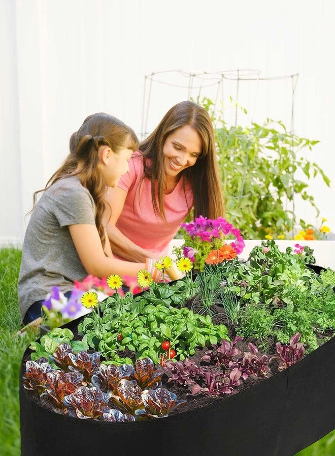Feitore Fabric Raised Garden Bed, 400gsm Thicker Planting Bed Rectangle Garden Grow Bags Planter for Plants Flowers and Vegetables (2ft x 4ft) - Image 3