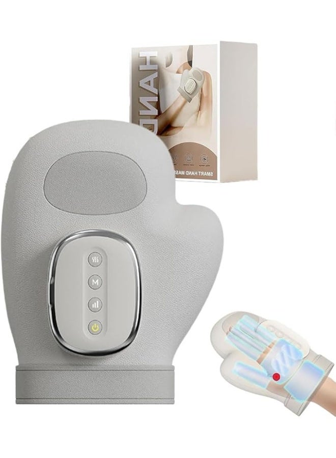 جهاز تدليك يدوي مزود بوظيفة تسخين لتخفيف آلام التهاب المفاصل في الرسغ، 3 أوضاع للتدليك، 3 مستويات للتسخين، 5 مستويات للشدة، لاسلكي، قابل لإعادة الشحن، محمول لتخفيف الألم، مناسب كهدية للرجال والنساء على حد سواء. - Image 1