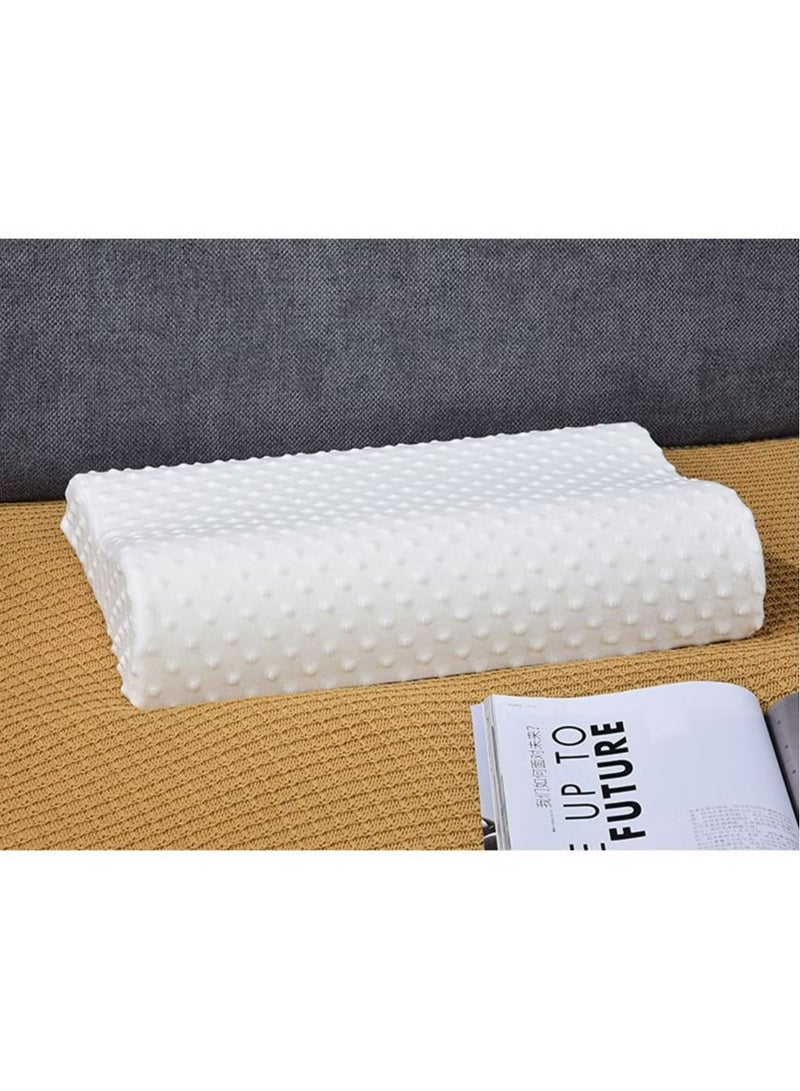Orthopedic Ergonomic Contour Pillow Memory Foam Pillow for Neck and Shoulders Pain Relief Cervical Support and Comfortable Sleep Ideal for Side Back Stomach Sleepers Cooling Gel Breathable  - Image 1
