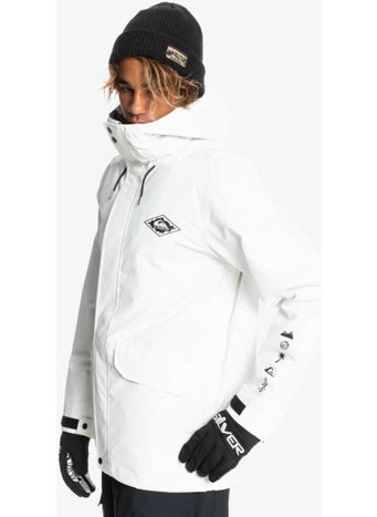QUIKSILVER High In The Hood Men's Waterproof Snowboard Jacket EQYTJ03369  - Image 2