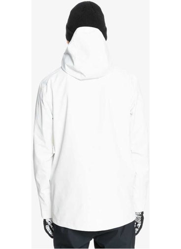 QUIKSILVER High In The Hood Men's Waterproof Snowboard Jacket EQYTJ03369  - Image 3