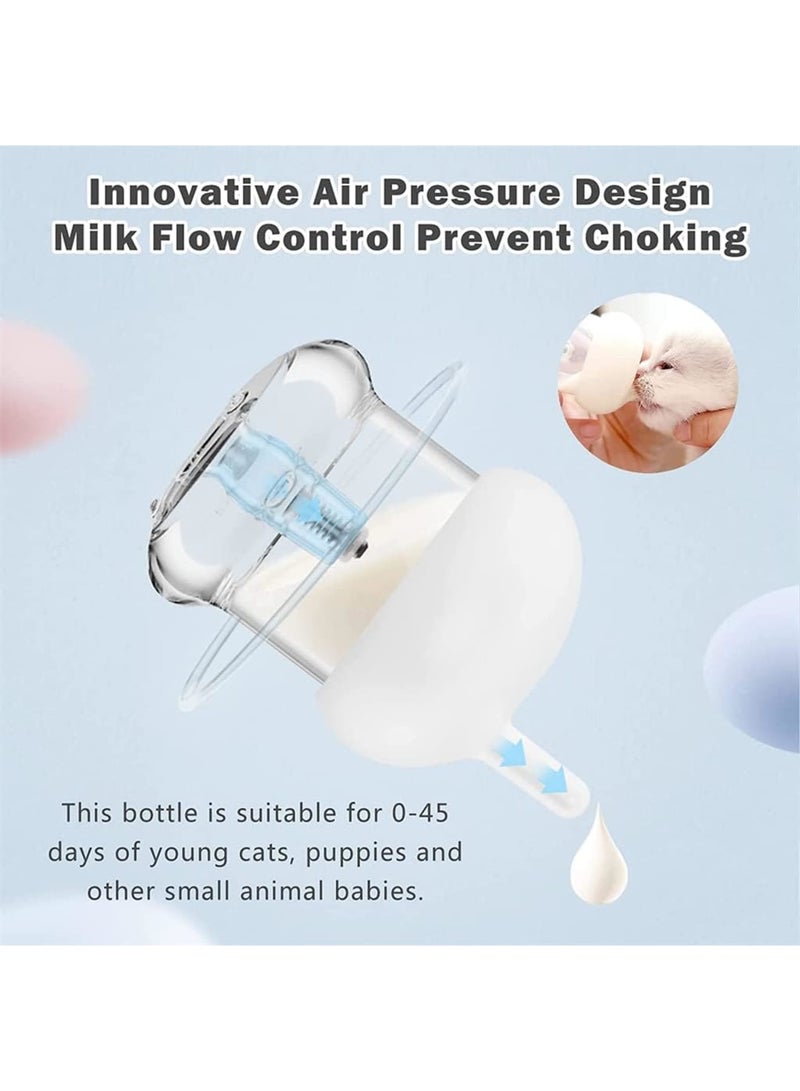 Luckam Puppy Bottles for Nursing Puppy Milk, Anti-chocking Newborn Kitten Puppy Milk Bottles, Kitten Bottles for Nursing, Professional Feeding Bottle for Kitten, Puppy and Small Animals - Image 3