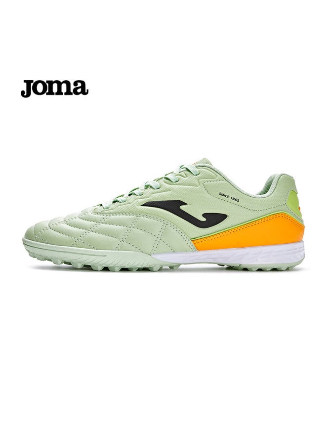 Joma أحذية كرة القدم مع مسامير مصبوبة للرجال والنساء والبالغين والشباب، أحذية تدريب كرة القدم الاحترافية المقاومة للانزلاق، خضراء فاتحة، مقاس 45 - Image 1