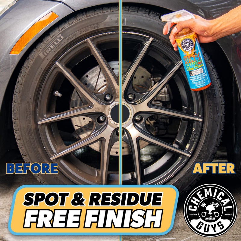 Chemical Guys CLD1051602 Sticky Gel Citrus Wheel Cleaner Gel, (Safe For All Wheel Types) Works on Cars, Trucks, SUVs, Motorcycles, RVs & More, 16 fl oz (2 Pack) - Image 2
