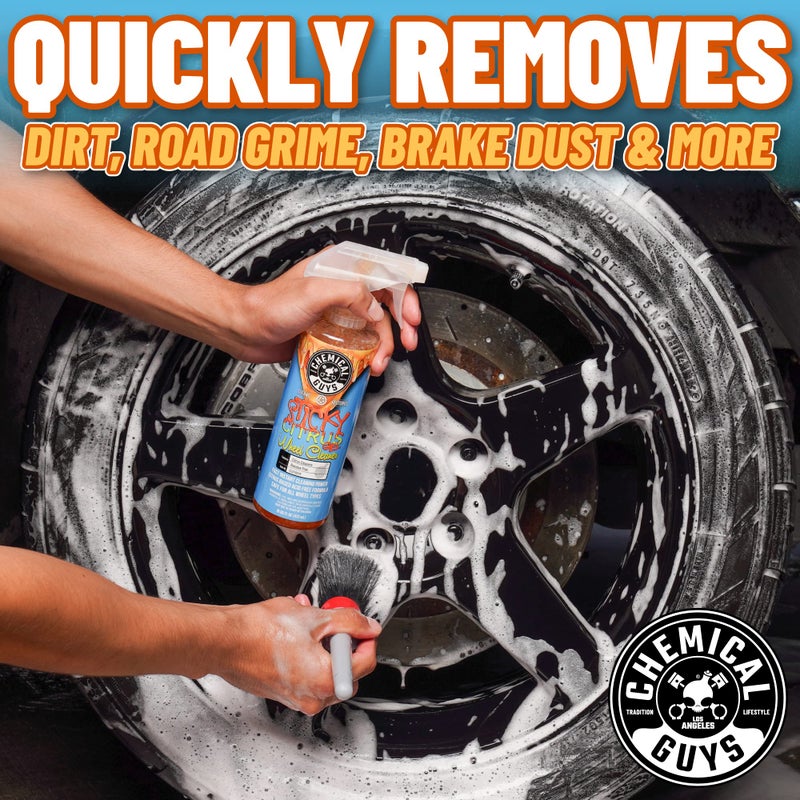 Chemical Guys CLD1051602 Sticky Gel Citrus Wheel Cleaner Gel, (Safe For All Wheel Types) Works on Cars, Trucks, SUVs, Motorcycles, RVs & More, 16 fl oz (2 Pack) - Image 3