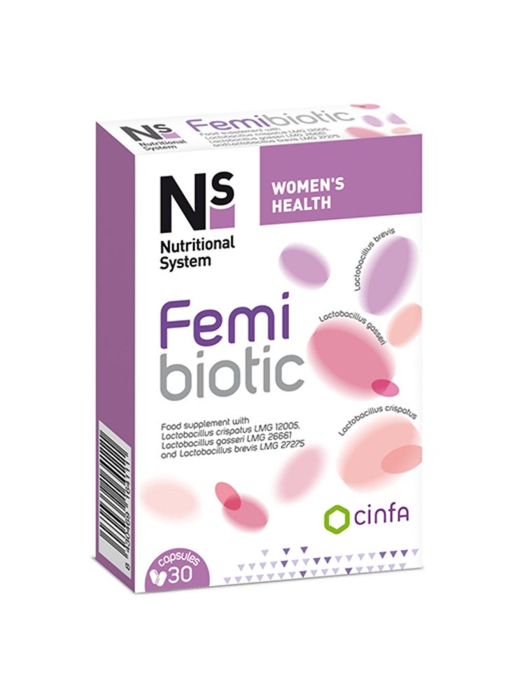 Femibiotic Capsules 30s | Probiotic Women Health Supplement