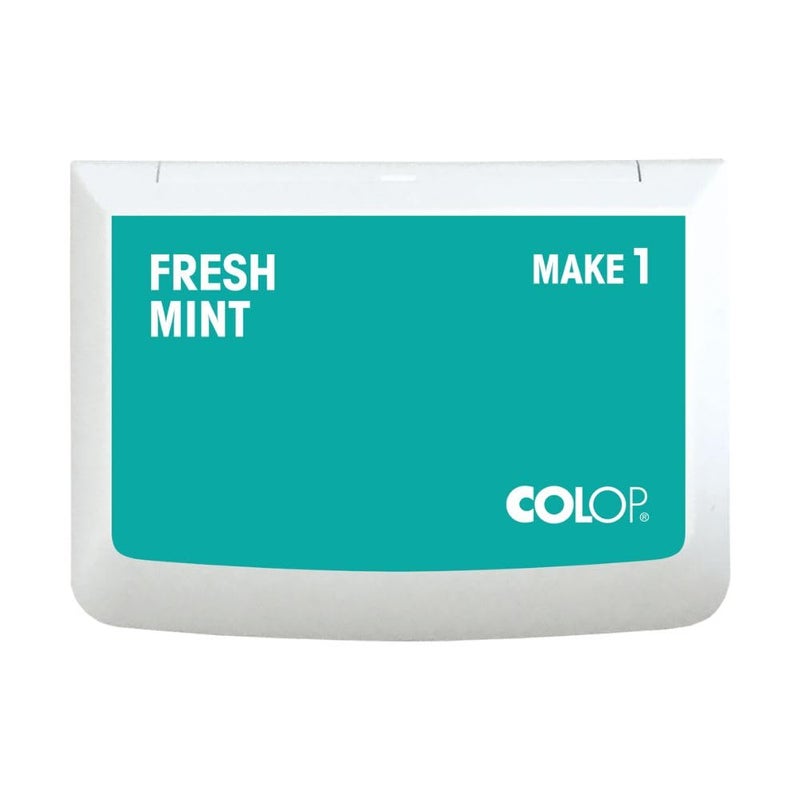 COLOP Make Series, Ink Stamp Pads, with Non-Toxic Premium Ink, Water-Based Acid-Free (Fresh Mint, Make 1-1-15/16" x 3-1/2") - Image 5