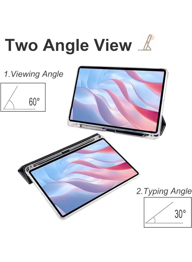 general Compatible with Honor Pad 9 12.1inch 2023 Transparent Case with Pencil Holder, Shockproof Bumper Cover with Soft Clear Back Shell, Auto Wake/Sleep - Image 2