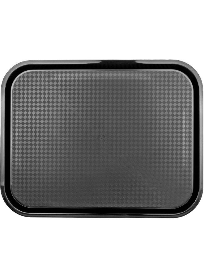 Sunnex Polypropylene Fast Food Tray 81340K, 45.5 X 35.8 Cm, Black - Image 5