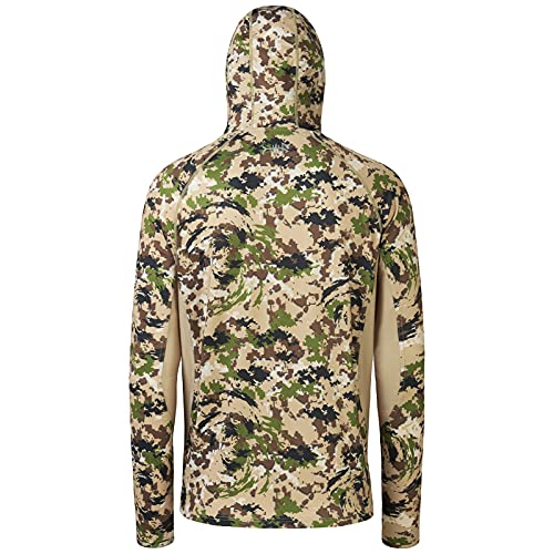 BASSDASH UPF 50 Mens Hunting Shirts with Mask Long Sleeve Camo Fishing Hoodie - Image 3