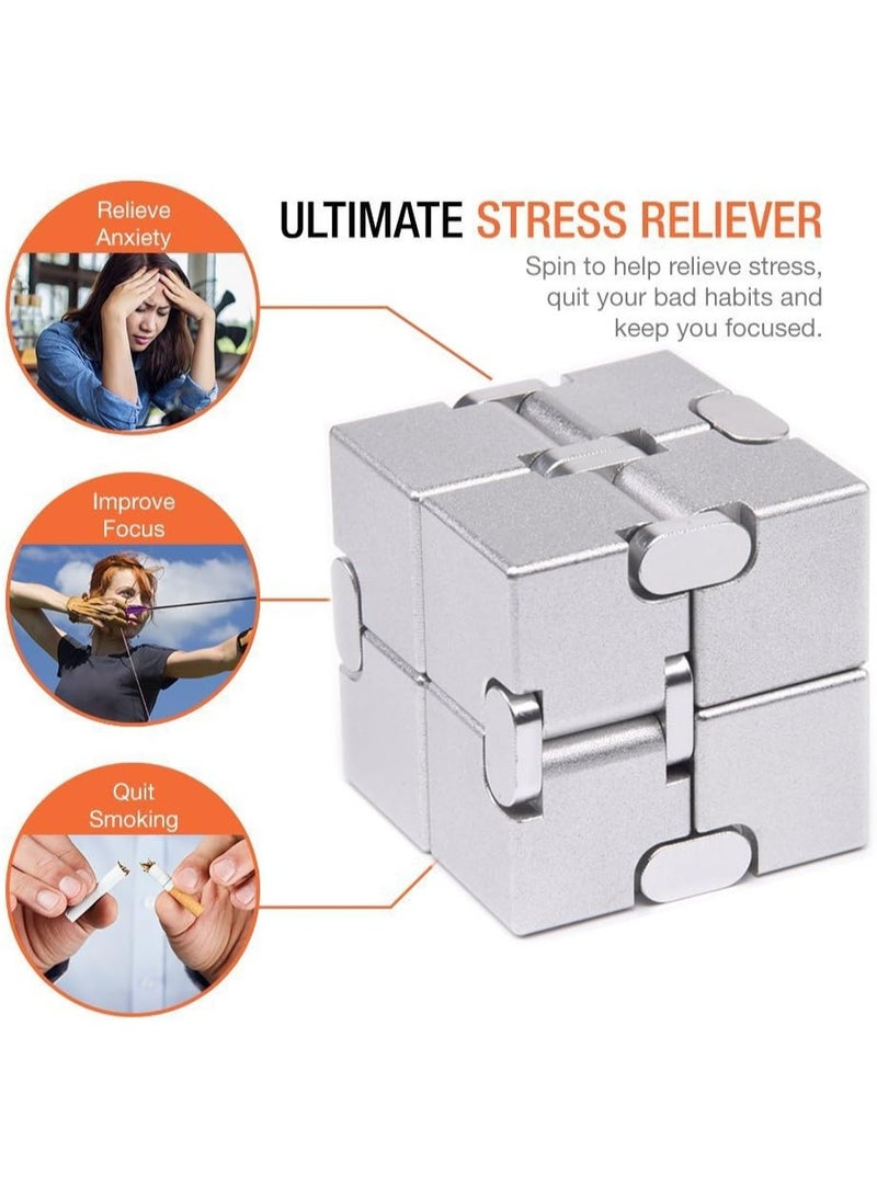 Fidget Cube New Version Fidget Finger Toys - Infinity Cube prime for Stress and Anxiety relief/ADHD, Ultra Durable - Image 5