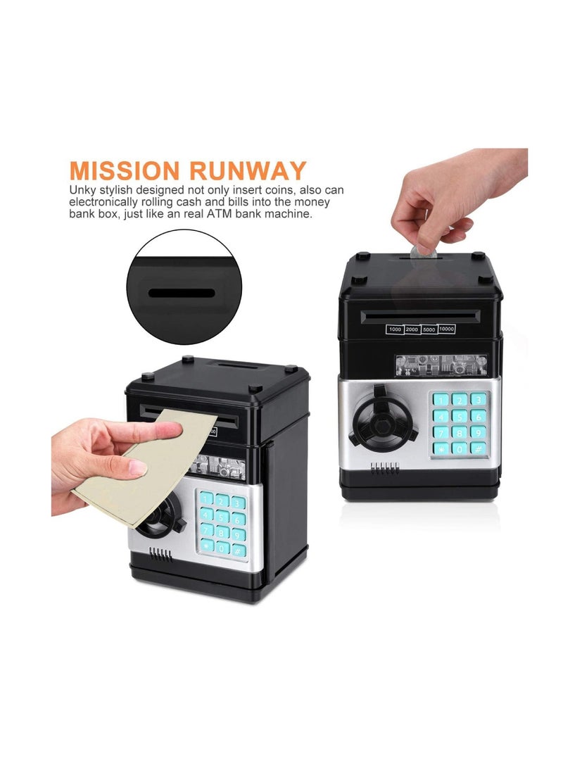 DIGI CORE Piggy Bank For Boys And Girls Kids Coin Bank With Safe Password Electronic Mini ATM With Auto Scroll Paper Money Best Birthday Gift For Kids - Image 3