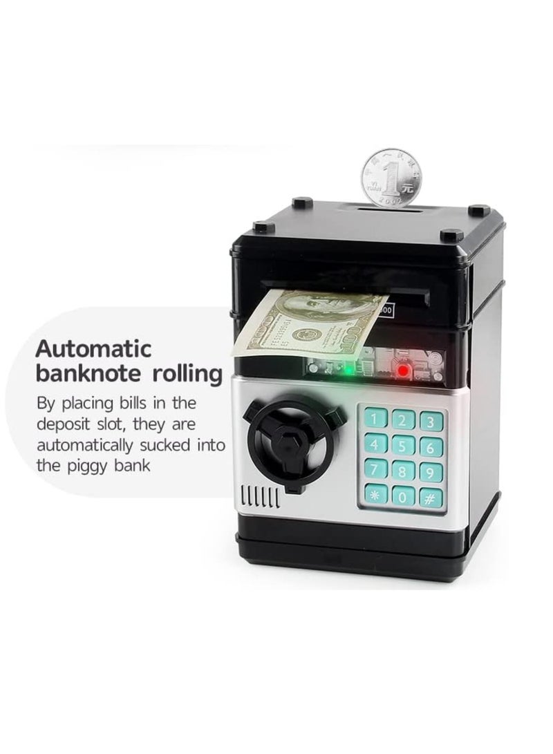 DIGI CORE Piggy Bank For Boys And Girls Kids Coin Bank With Safe Password Electronic Mini ATM With Auto Scroll Paper Money Best Birthday Gift For Kids - Image 2