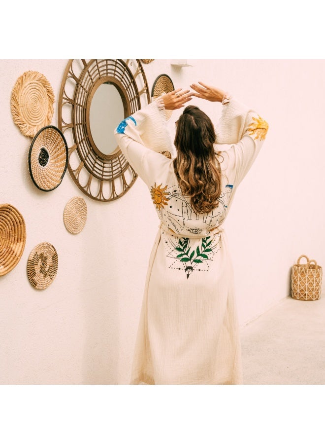 PAMUKME COTTON KAFTAN- LUNA SOL - Image 1