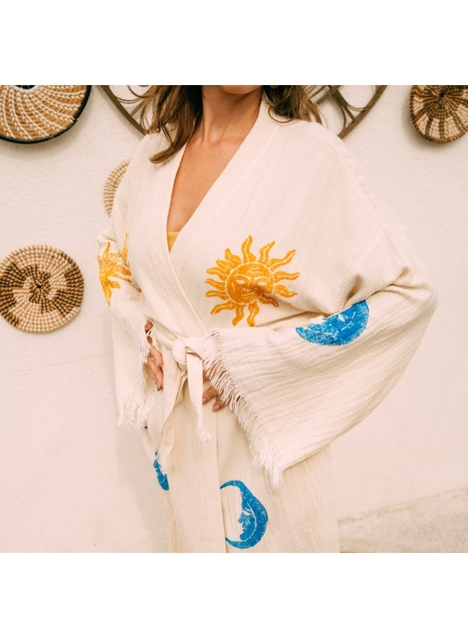PAMUKME COTTON KAFTAN- LUNA SOL - Image 2