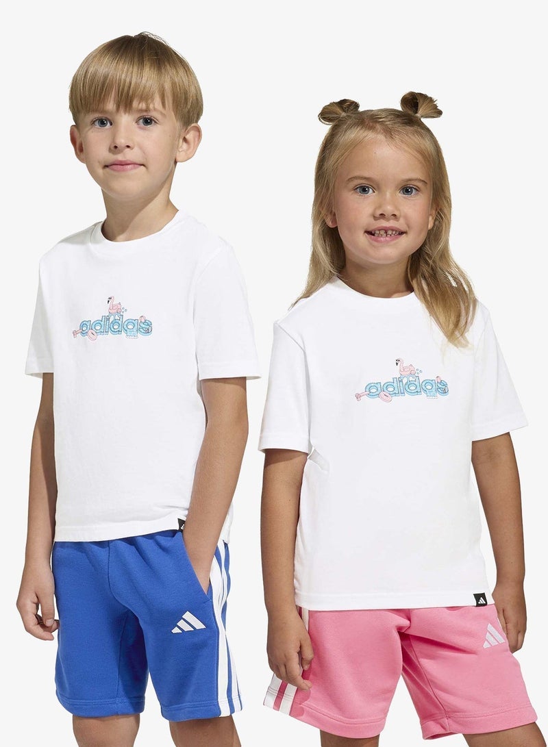 Adidas Kids Summer Adventures Graphic T-Shirt - Image 1
