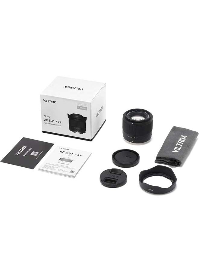 فيلتروكس - عدسة VILTROX 56 مم F1.7 Fuji XF، 56 مم f/1.7 Fuji X Mount， عدسة APS-C لفوجي فيلم X-Mount X-T5 X-T4 X-T30 II X-S10 X-T200 X-T30 X-H1 X-H2 X-T3 X-T100 - Image 1