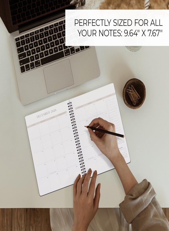 ZICOTO Beautiful 2025-2026 Monthly Planner and Calendar Book - Aesthetic To Do List Notebook For Women to Easily Organize Your Tasks and Boost Productivity - Runs From April 2025 Until December 2026 - Image 4