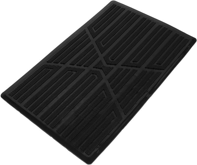 Automotive Car Carpet Repair Patch Hard Rubber Non-Slip Floor Mat Protector Pad for Car Foot Pedals Sturdy Black Cushion for Interior Floor Mat Restoration - Image 1