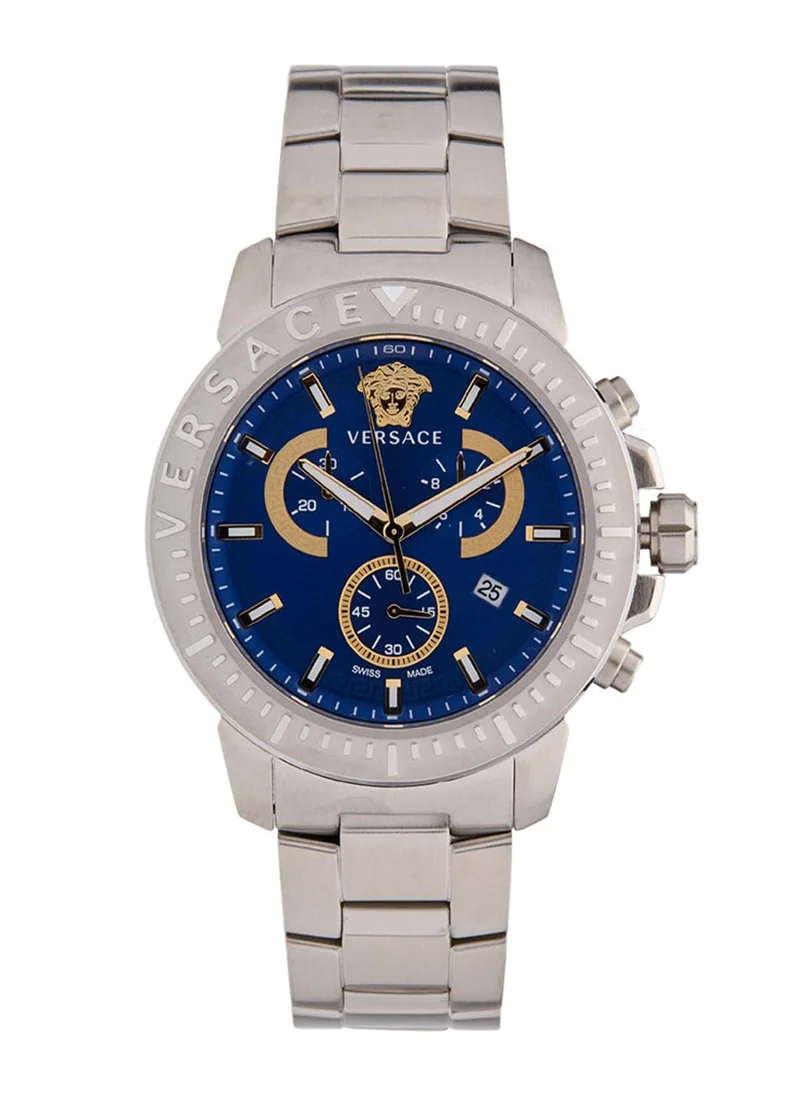 VERSACE New Chronograph Blue Dial Watch