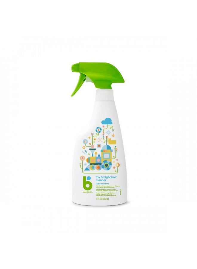 Babyganics Toy And Highchair Cleaner Spray, Fragrance Free, 17Oz Spray Bottle - pzsku/ZF619DCCA874419E04E02Z/45/_/1726645455/bce774b5-62de-4f0b-84a0-cf5216c82341